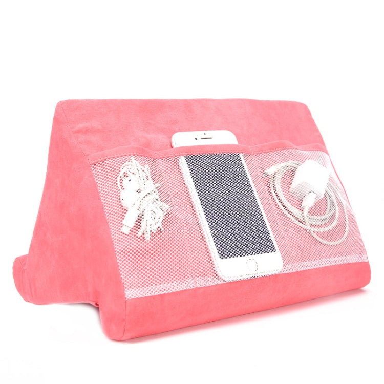 Tablet Mobile Phone Bracket Multi-Angle Pillow, Size: 27x25x23cm(Dark Pink)