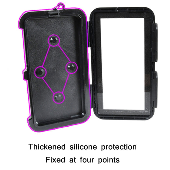 Motorcycle Bicycle Water-resistant Mobile Phone Holder, Style: Rearview Mirror (6.5 inch)