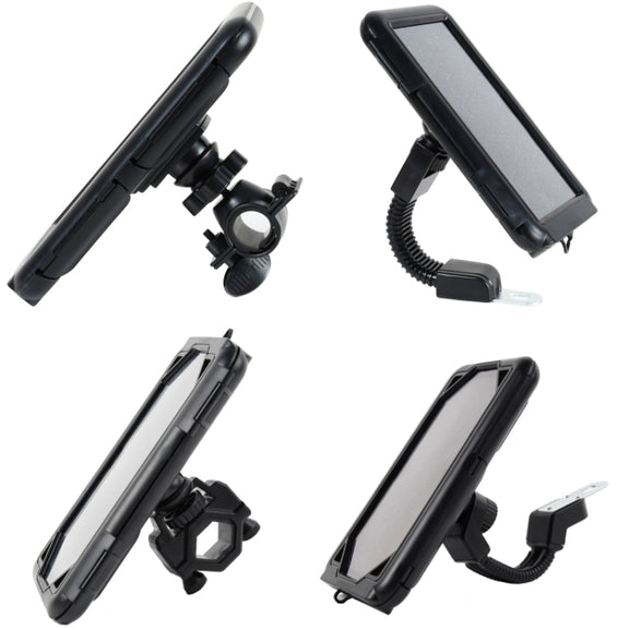 Motorcycle Bicycle Water-resistant Mobile Phone Holder, Style: Rearview Mirror (7 inch)