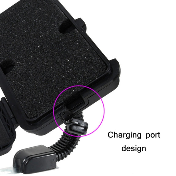 Motorcycle Bicycle Water-resistant Mobile Phone Holder, Style: Rearview Mirror (7 inch)