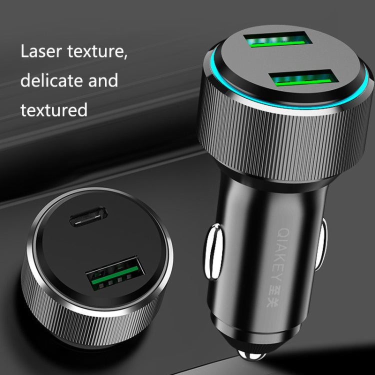 QIAKEY TM313 Dual Port Fast Charge Car Charger