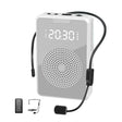 ZXL-H3 Portable Teaching Microphone Amplifier with Time Display, Spec: Wireless Version (White) - Loudspeaker by PMC TechLife | Online Shopping South Africa | PMC TechLife