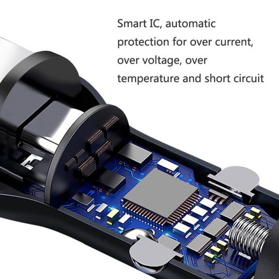 QIAKEY BK918 Dual Ports Fast Charge Car Charger