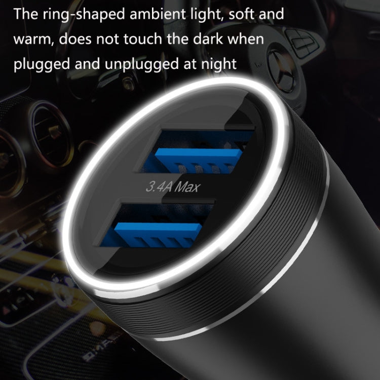 QIAKEY BK918 Dual Ports Fast Charge Car Charger