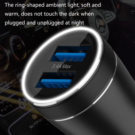 QIAKEY BK918 Dual Ports Fast Charge Car Charger