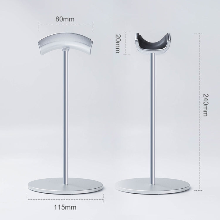 Metal Display Desktop Stand for Headset(Black)