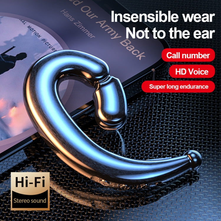 M520 Ear-mounted Stereo Bone Conduction Sports Bluetooth Earphone(Black)