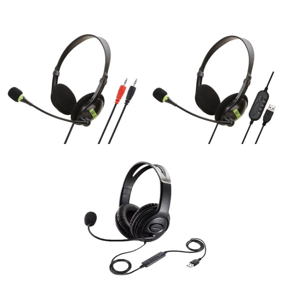Head-Mounted Wired Headset With Microphone, Style: GAE-440 A