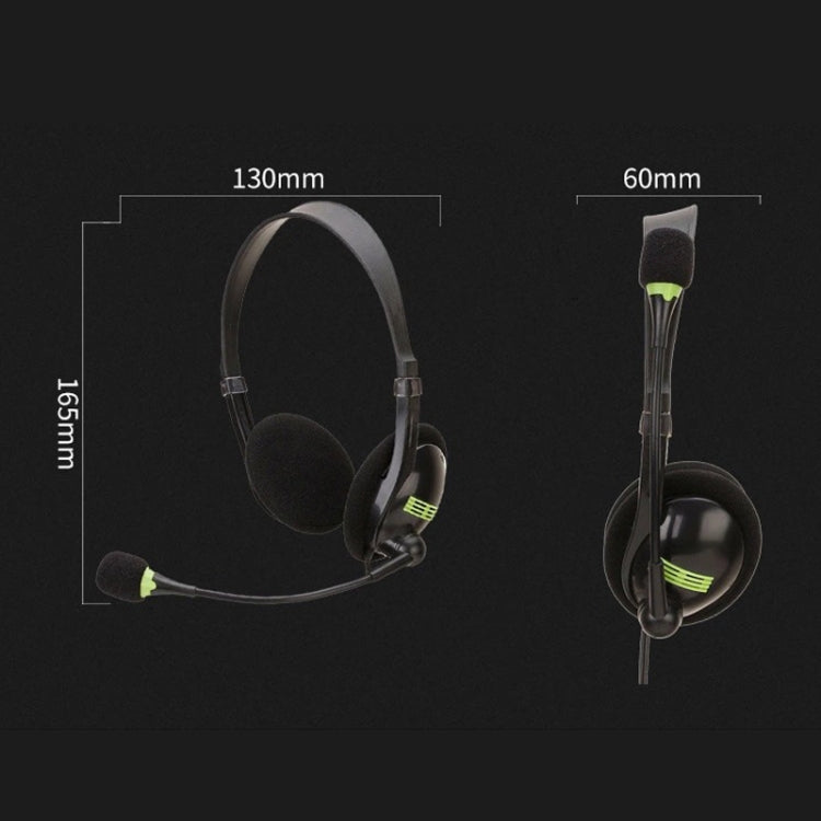 Head-Mounted Wired Headset With Microphone, Style: GAE-440 A