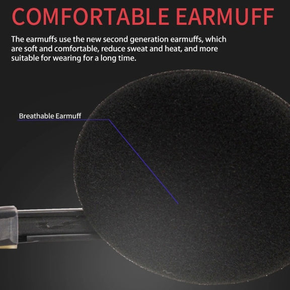 Head-Mounted Wired Headset With Microphone, Style: GAE-440 B
