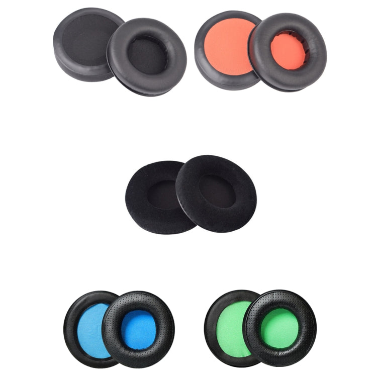 2 PCS Headset Sponge Earmuffs For Razer Kraken 7.1 V1 Pro, Colour: Black+Black Net