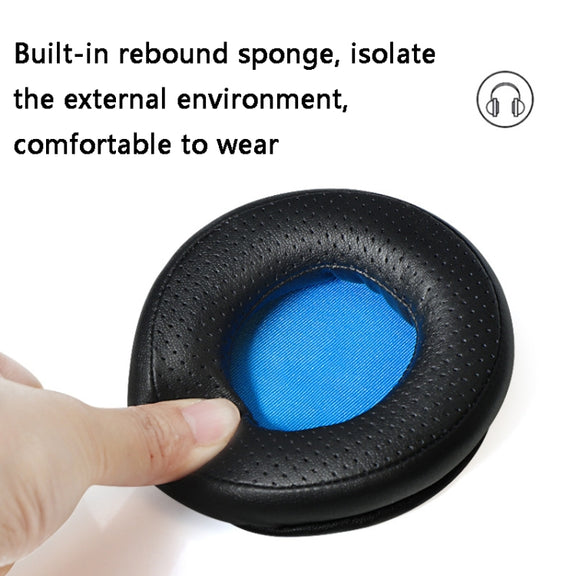 2 PCS Headset Sponge Earmuffs For Razer Kraken 7.1 V1 Pro, Colour: Black+Orange Net