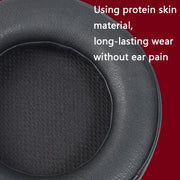 2 PCS 001 Headset Earmuffs with Snap-fit for Corsair Virtuoso RGB, Spec: Black Lambskin