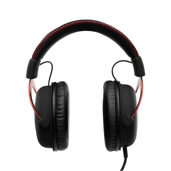 2pcs Headset Earmuffs For Kingston HyperX Cloud II / Silver / Alpha / Flight / Stinger, Color: Black+Red Velvet