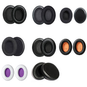 1 Pair Headset Earmuffs For Kingston HyperX Cloud II / Silver / Alpha / Flight / Stinger, Colour: Black Lambskin