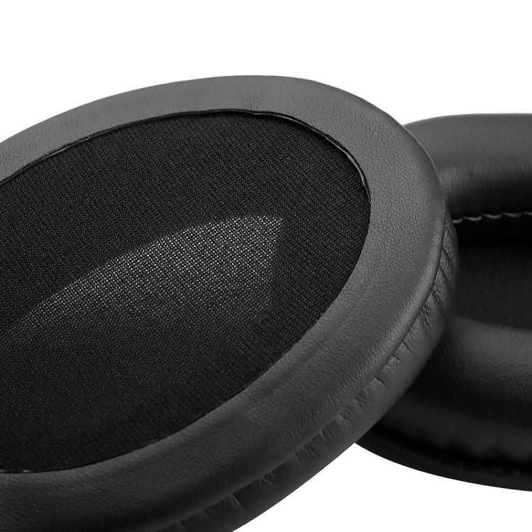 1 Pair Headset Earmuffs For Kingston HyperX Cloud II / Silver / Alpha / Flight / Stinger, Colour: Black Lambskin