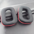 2 PCS Headset Sponge Earmuffs for Logitech G35 / G930 / G430 / F450(Black+Red) - Earmuff & Pad by PMC TechLife | Online Shopping South Africa | PMC TechLife