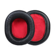 2 PCS Headset Protein Leather Earmuffs for Audio-Technica  ATH-WS660BT(Black+Red) - Earmuff & Pad by PMC TechLife | Online Shopping South Africa | PMC TechLife