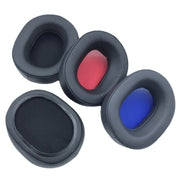 2 PCS Headset Protein Leather Earmuffs for Audio-Technica  ATH-WS660BT(Gray+Blue)