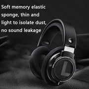 2 PCS Headset Sponge Earmuffs for Philips SHP9500(Black Mesh)