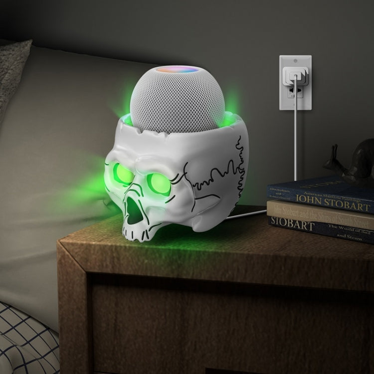 5 PCS Skull Desktop Storage Bracket For Apple Home Pod Mini(White)