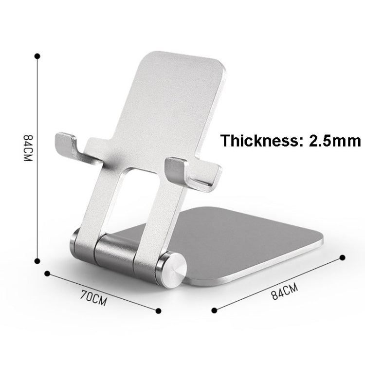 MT510 Universal Metal Folding Stand For Mobile Phone And Tablet(Mysterious Black)