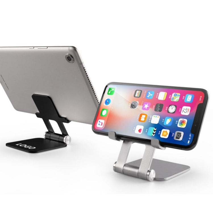 MT510 Universal Metal Folding Stand For Mobile Phone And Tablet(Mysterious Black)