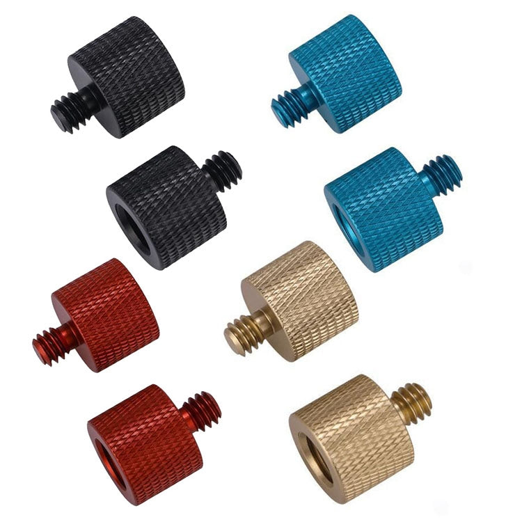 10 PCS Screw Adapter 3/8 Female to 1/4 Male  Screw(Red)