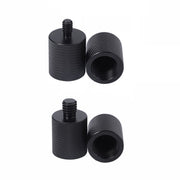 2 PCS Microphone Adapter Screw F10 5/8-27  Female to 3/8 Male Screw