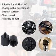 2 PCS Microphone Adapter Screw F10 5/8-27  Female to 3/8 Male Screw