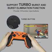 HS-SW520 3 In 1 Gamepad For Switch / PC / Android(Orange)