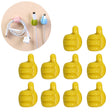 10 PCS Handy Holder Cable Organizer Household Convenience Clip(Yellow) - Cable Organizer by PMC TechLife | Online Shopping South Africa | PMC TechLife