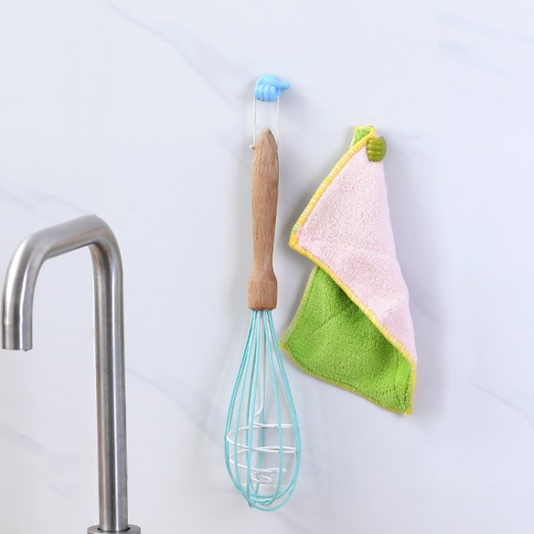 10 PCS Handy Holder Cable Organizer Household Convenience Clip(Pink)
