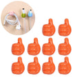10 PCS Handy Holder Cable Organizer Household Convenience Clip(Orange) - Cable Organizer by PMC TechLife | Online Shopping South Africa | PMC TechLife