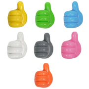 10 PCS Handy Holder Cable Organizer Household Convenience Clip(Orange)