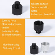 4 PCS 5/8 Female to 3/8 Male Adapter Screw(Silver)