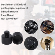 4 PCS 5/8 Female to 3/8 Male Adapter Screw(Silver)