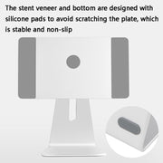 AP-7SL Rotatable Aluminum Alloy Magnetic Tablet Bracket(Silver)