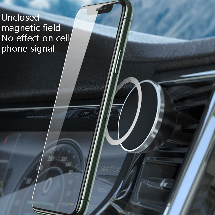 20 PCS Ring Car Magnetic Suction Wireless Charger Lead Magnetic Ring Back Sticker, Color: Silver
