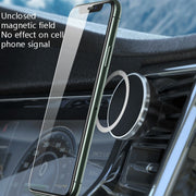 20 PCS Ring Car Magnetic Suction Wireless Charger Lead Magnetic Ring Back Sticker, Color: Silver