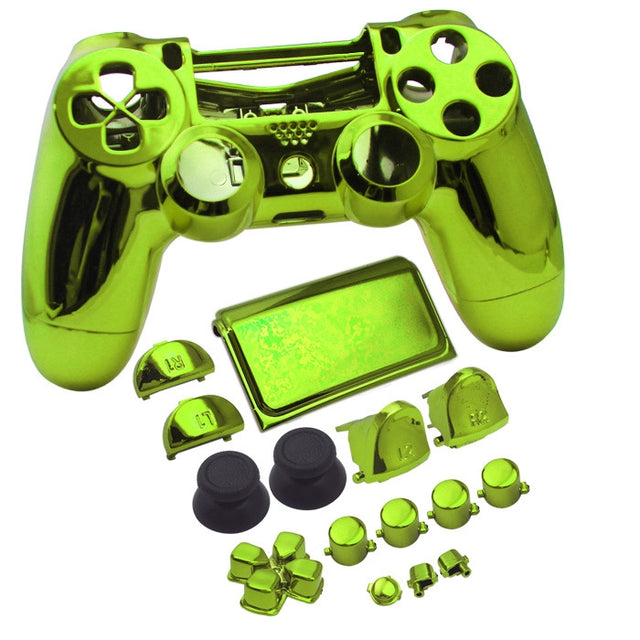 Electroplated Protective Case For PS4 Slim(Green)