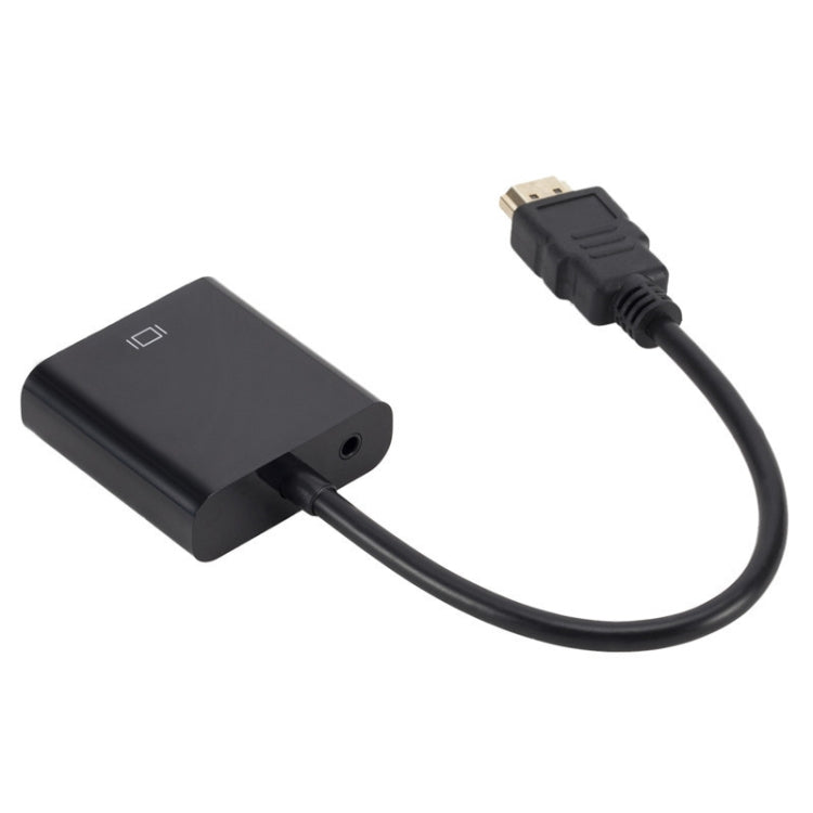 ZHQ008 HD HDMI To VGA Converter with Audio(Black)