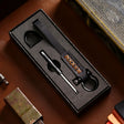 A001 Car Keychain Leather Long Key Rope(Crazy Horse Black) - Key Rings by PMC TechLife | Online Shopping South Africa | PMC TechLife