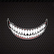 J06 Motorcycle Helmet Sticker Small Teeth