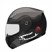J06 Motorcycle Helmet Sticker Small Teeth