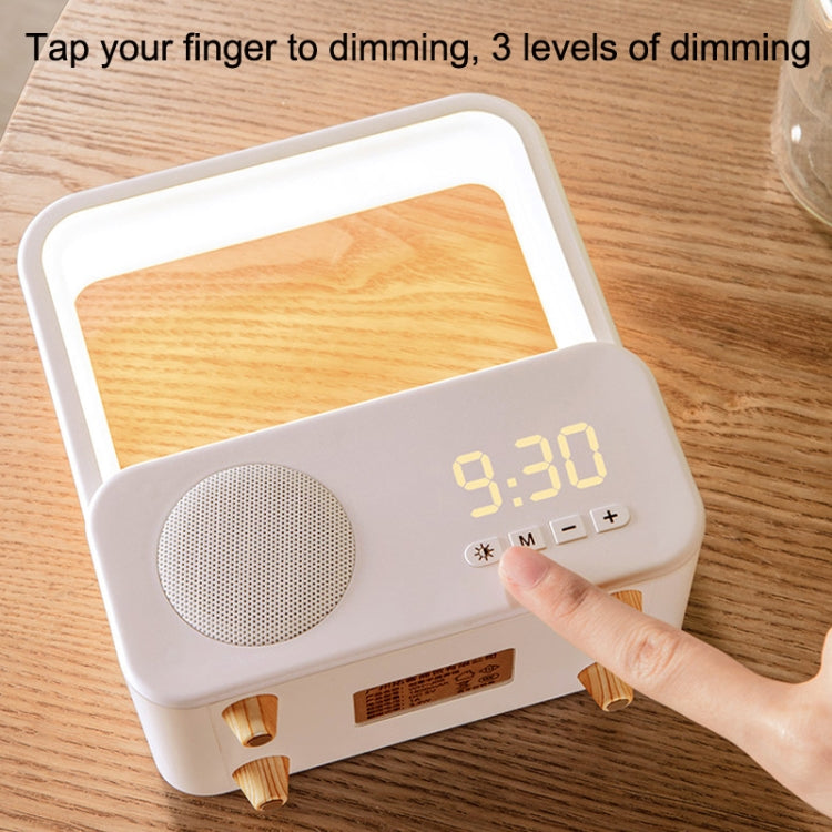 WH-J08 Home Portable Mini Bluetooth Speaker with Night Light Basic Style
