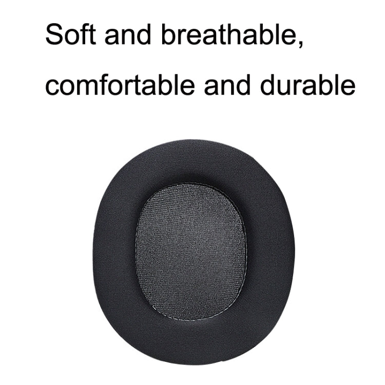 1 Pair Sponge Headset Pad for Steelseries Arctis Pro 3 / Arctis 3 / 5 / 7(Black Gel)