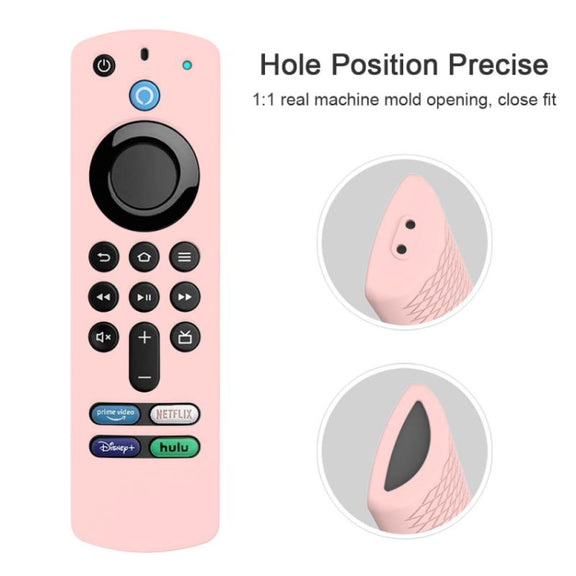 2 PCS Silicone Shell For Alexa Voice Remote 3rd Gen&TV Stick 3rd Gen(Black)