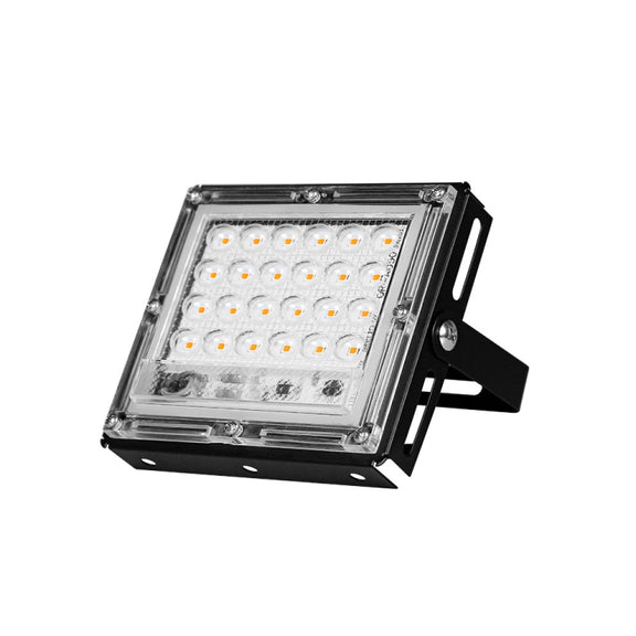 LED Plant Light Full Spectroscopy Water-resistant Growth Lamp Three-wire Access 24 Beads 25W