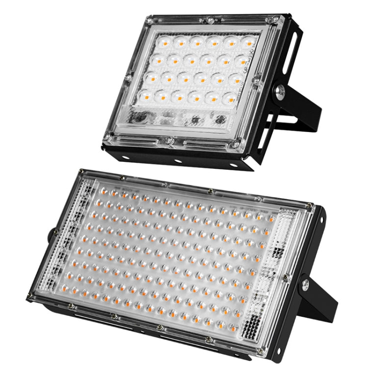 LED Plant Light Full Spectroscopy Water-resistant Growth Lamp Three-wire Access 24 Beads 25W